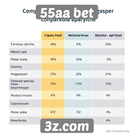 Comparativo entre 55aa bet e concorrentes do setor