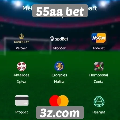 Métodos de pagamento aceitos no 55aa bet