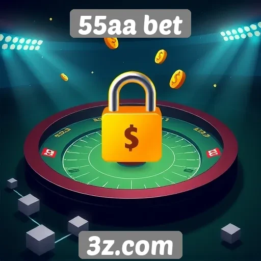 Transações financeiras seguras no site 55aa bet